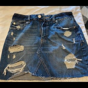Ladies XS denim skirt